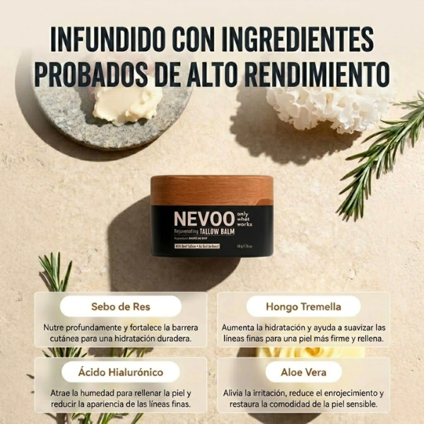 Bálsamo de Sebo Nevoo Defensa Contra Las Arrugas